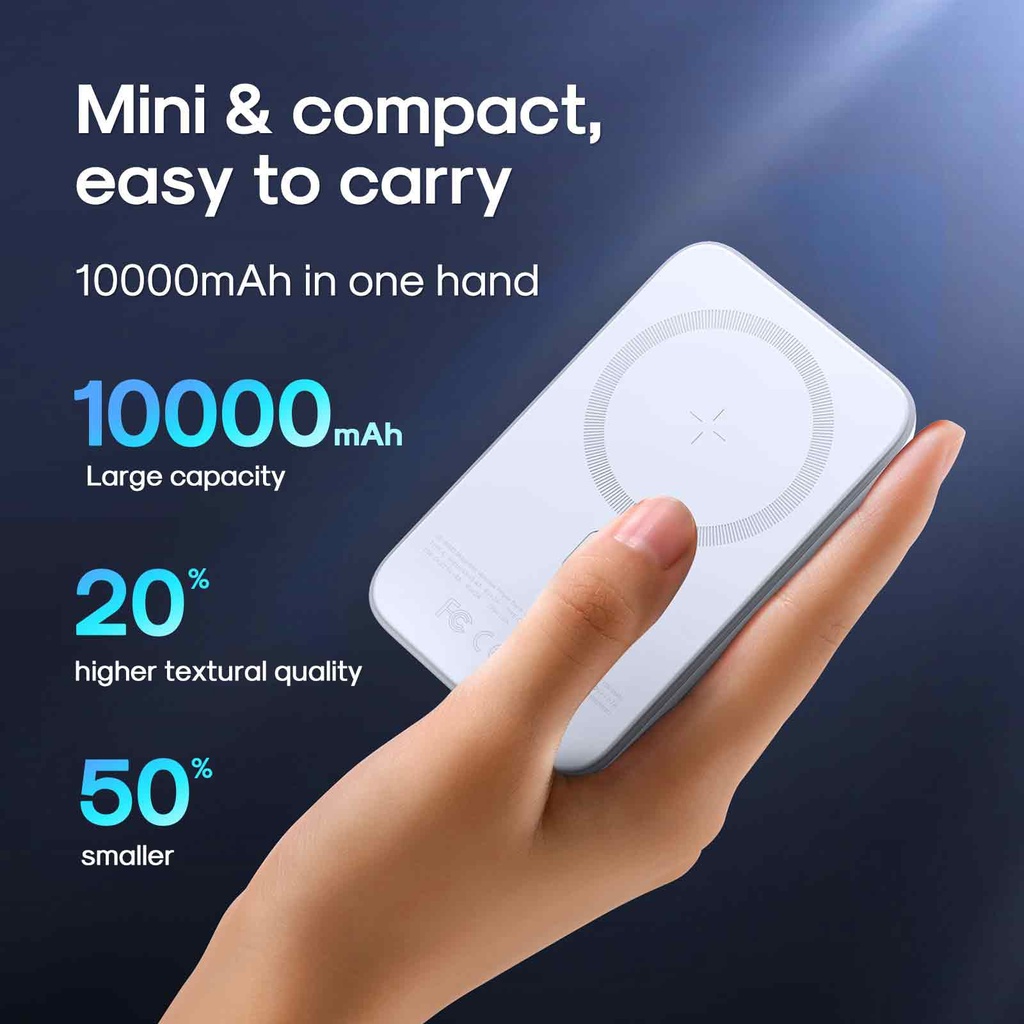 Joyroom JR-W020 10000mAh 20W Magnetic Wireless Mini Power Bank