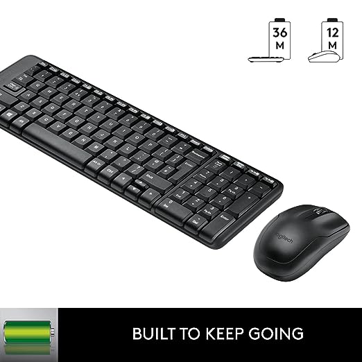 Logitech MK215 Wireless Keyboard & Mouse Combo