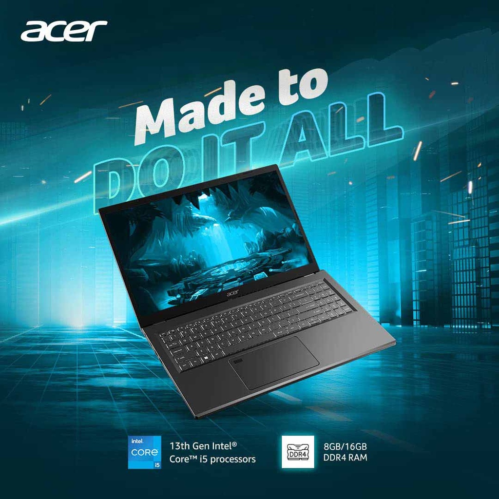 Acer Aspire 5 (A514-56GM-701U) i7-1355U/16GB RAM/512GB SSD/13th Gen/4GB GDDR6 RTX™ 2050/14" WUXGA IPS FHD/Windows 11 Home  Notebook