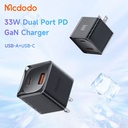 Mcdodo 33W GaN PD Dual Output Fast Charger (CH-413)