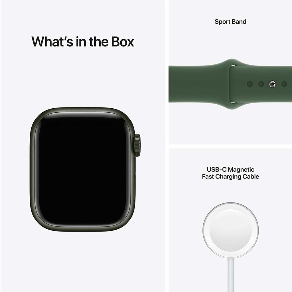 Apple Watch Series 7 (41mm, Green, Aluminum, GPS)