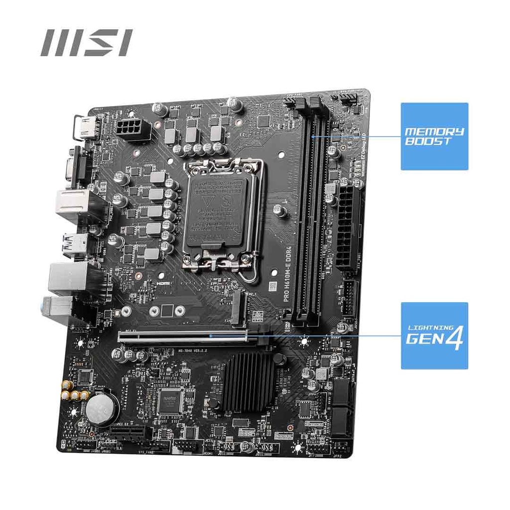 MSI PRO H610M-E GEN4 Motherboard