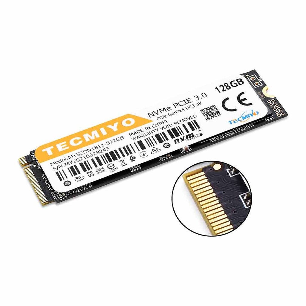 Tecmiyo 128gb M.2 NVMe SSD