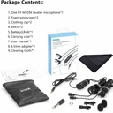 BOYA BY-M1DM Dual Omni-directional Lavalier Microphone