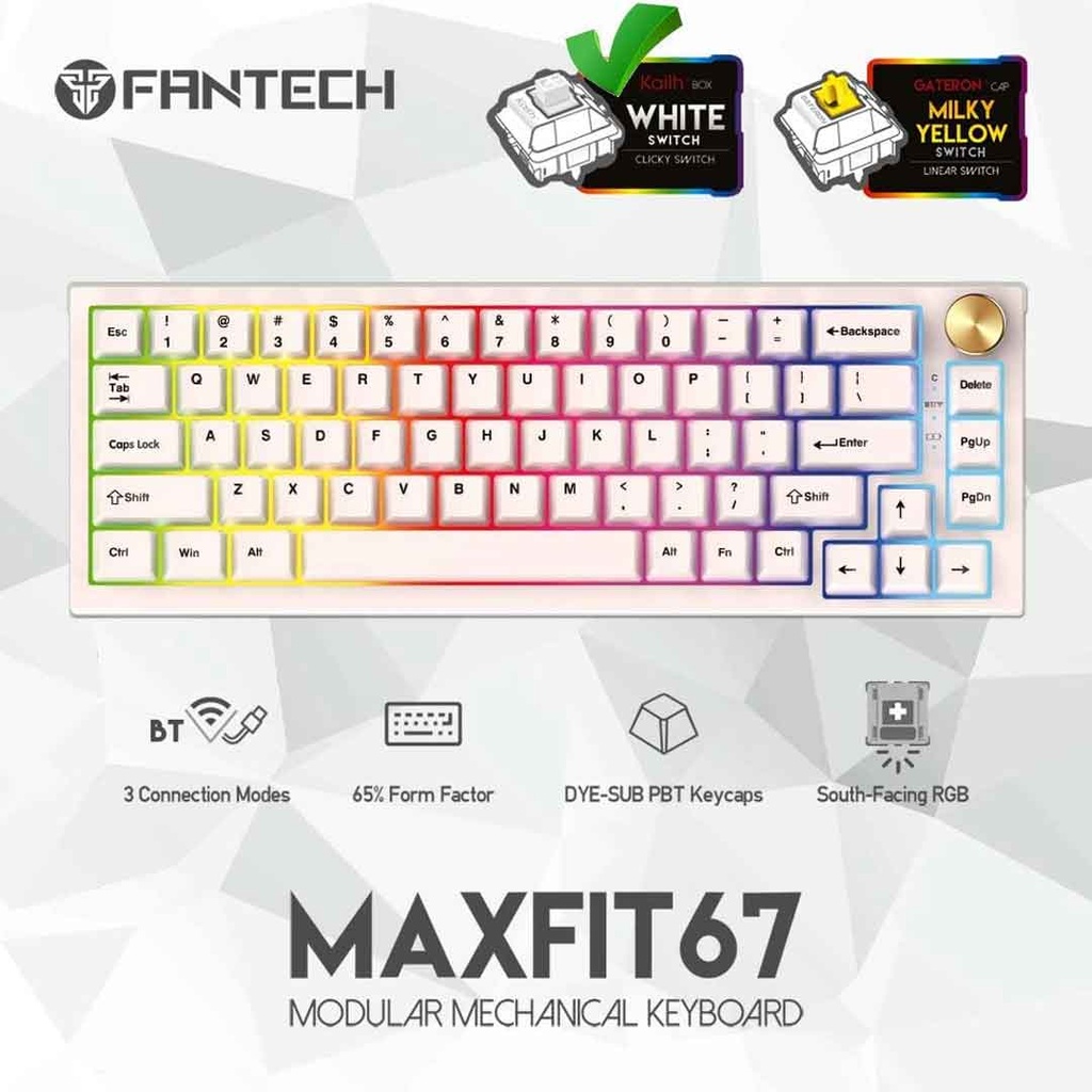 FANTECH MAXFIT67 RGB Modular Mechanical Keyboard