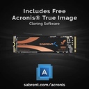 Sabrent 500GB Rocket NVMe PCIe 4.0 M.2 SSD