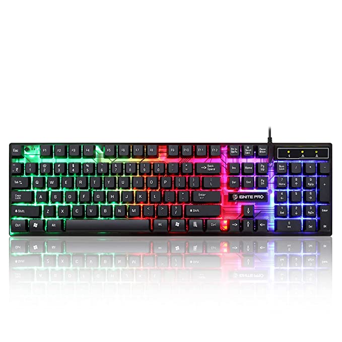 Enter Ignite Pro Gaming Mouse and Keyboard Combo