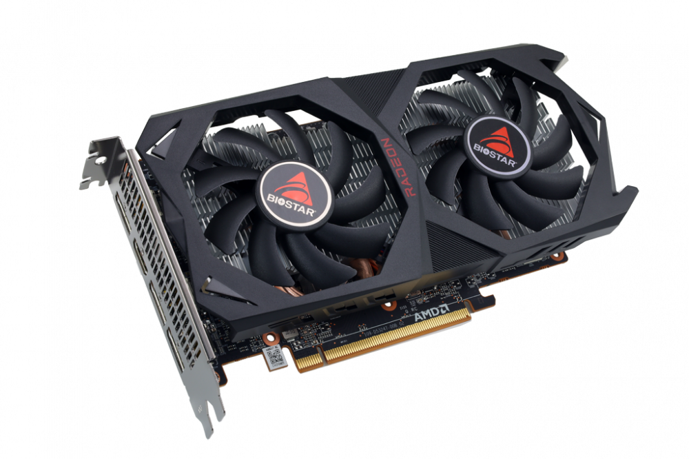 Biostar AMD Radeon RX 6600 8GB 128 bit DDR6 (3DP/HDMI) Graphics Card