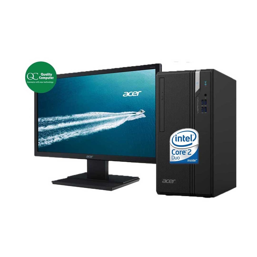 Acer Veriton S2690G Dual-core/4GB/500GB SSD/ Desktop With 19.5" Monitor