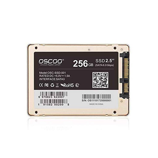 Oscoo 256GB 2.5 inch SATA III SSD