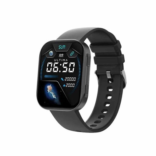 Ultima Nova Pro with 2.04" Amoled Display, Bluetooth Calling Smartwatch, IP68 Waterproof, Always On Display with Zinc Alloy Meta Frame Smart Watch